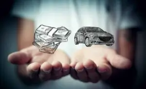 money and business concept car