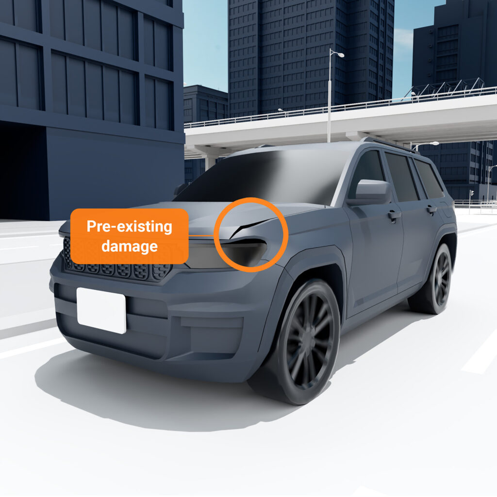 insurance preexisting damage copy