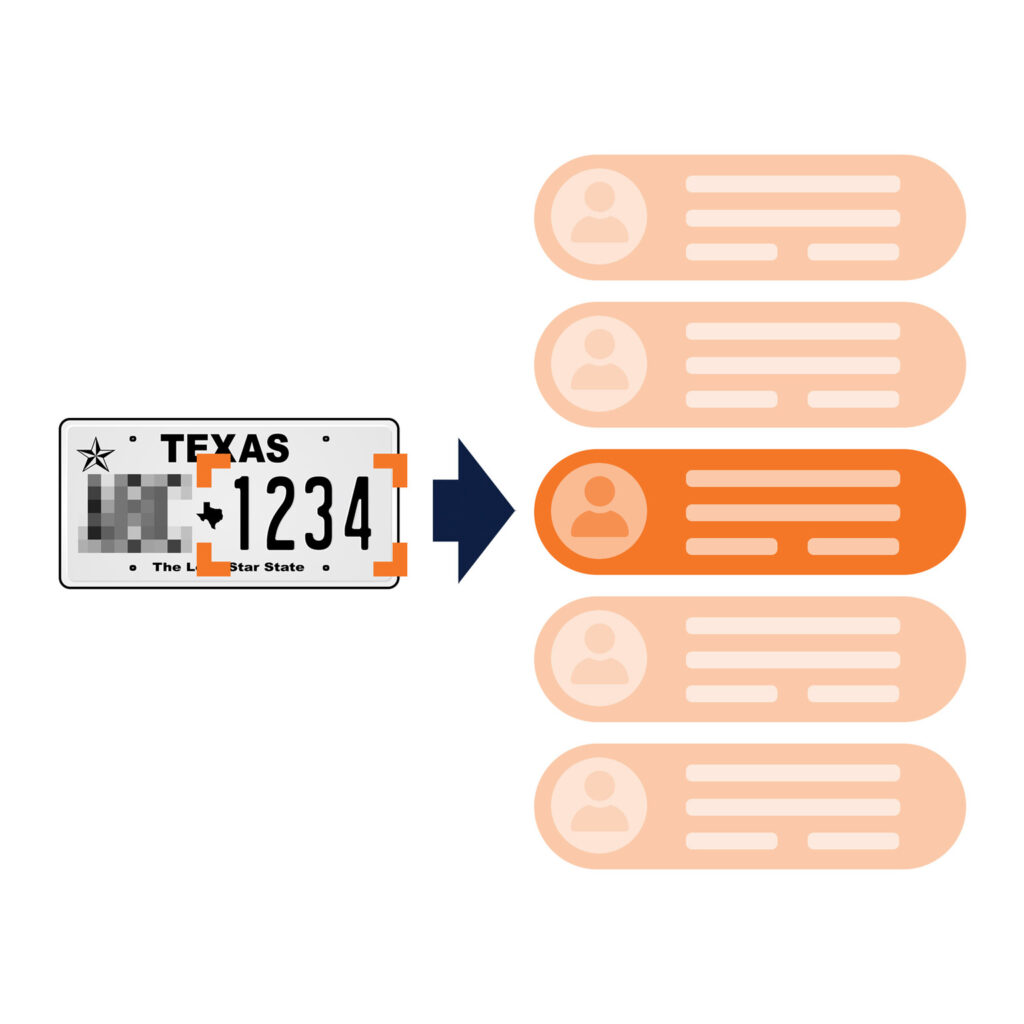 partial plate search